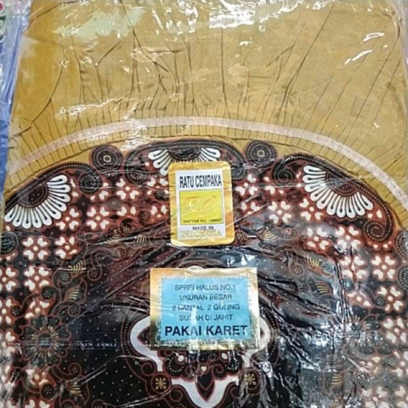 (BISA COD) SPREI BATIK RATU CEMPAKA (RC) UK 180*200 CM