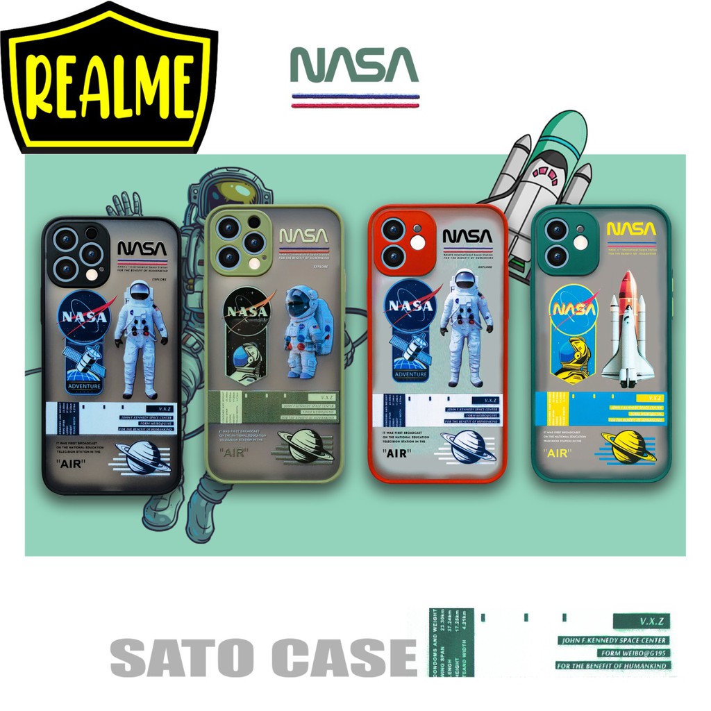 Nasa Lens Cover - Softcase Fuze For Realme 7I C15 C12 7Pro 7 C3 C11 C21 C25
