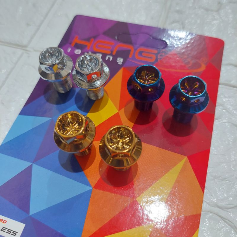 BAUT PROBOLT TUTUP SPION FLOWER STAINLESS STEEL UNIVERSAL