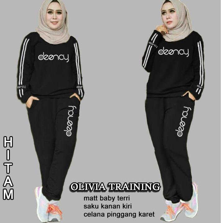 "KIR. 54841" SETELAN WANITA L XL XXL 3XL St jumbo marimar Olivia Olah Raga Wanita , Baju Senam , , B