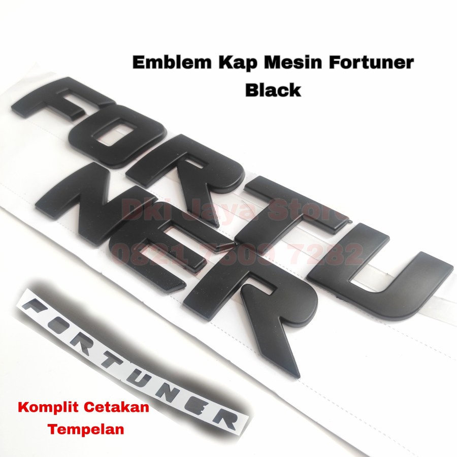 Emblem Kap Mesin Fortuner Engine Hood Emblem Fortuner Logo Kap Mesin