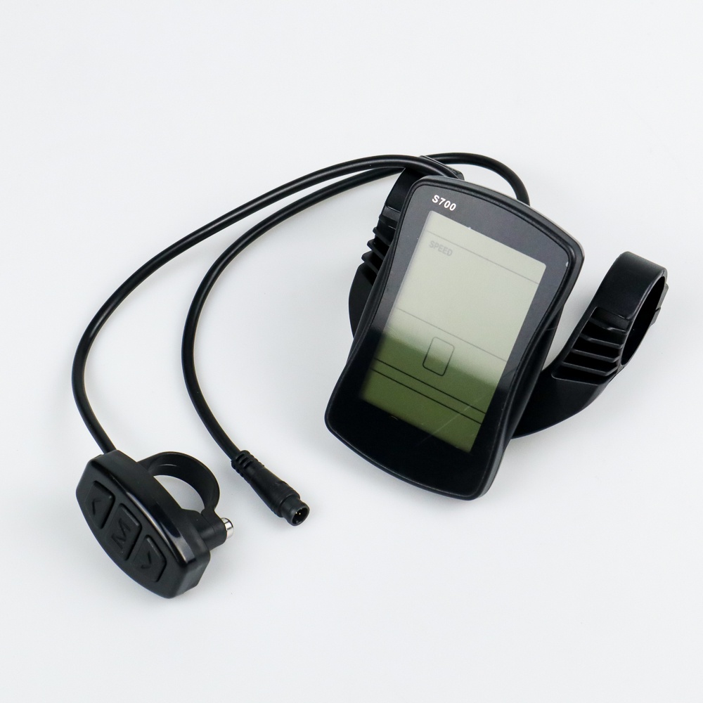 Speedometer LCD Screen Sepeda Listrik For Lankeleisi T8 XC4000 XT750 Elite/Sports - S700 - Black