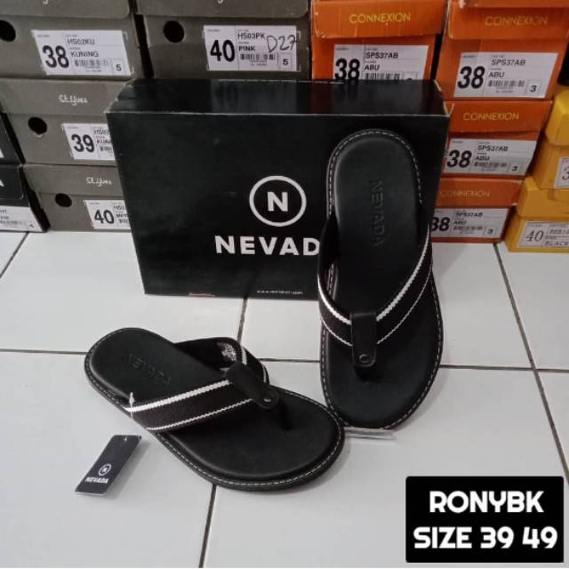 NEVADA ORIGINAL SANDAL JEPIT PRIA HITAM