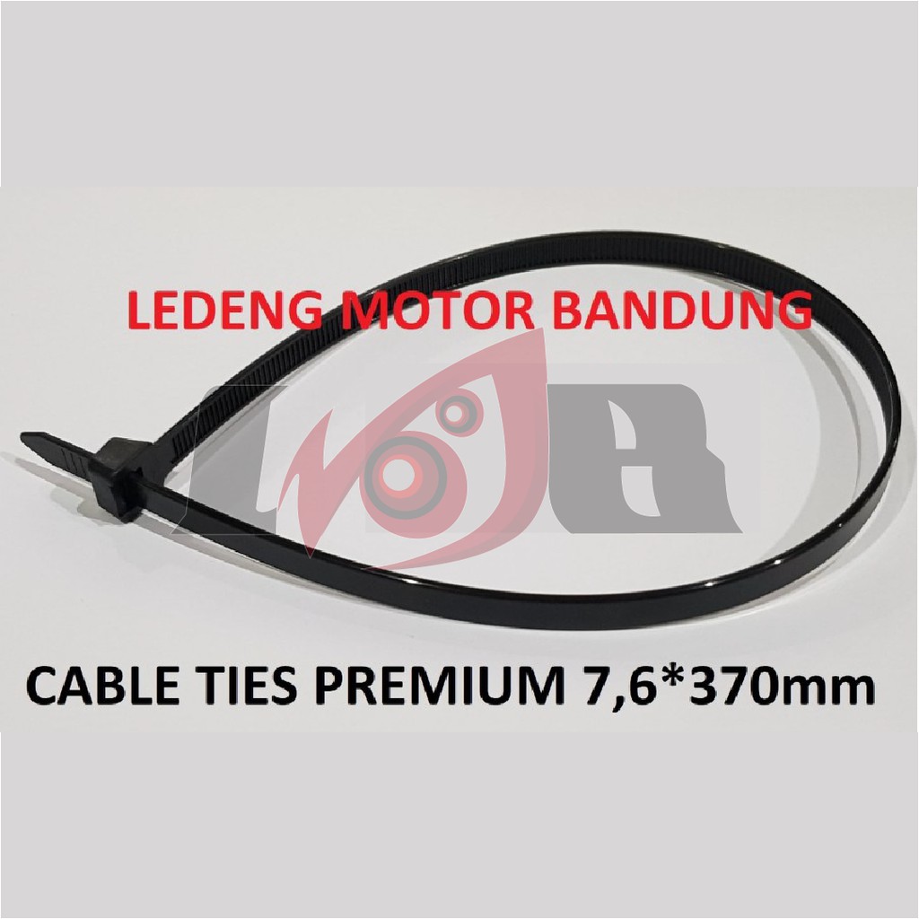 Satuan Cable Ties Premium 7.6 x 370mm Tali Ripet Tebal Kabel Big 37cm