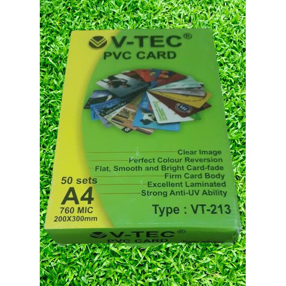 PVC ID CARD V-TECH 50 pcs