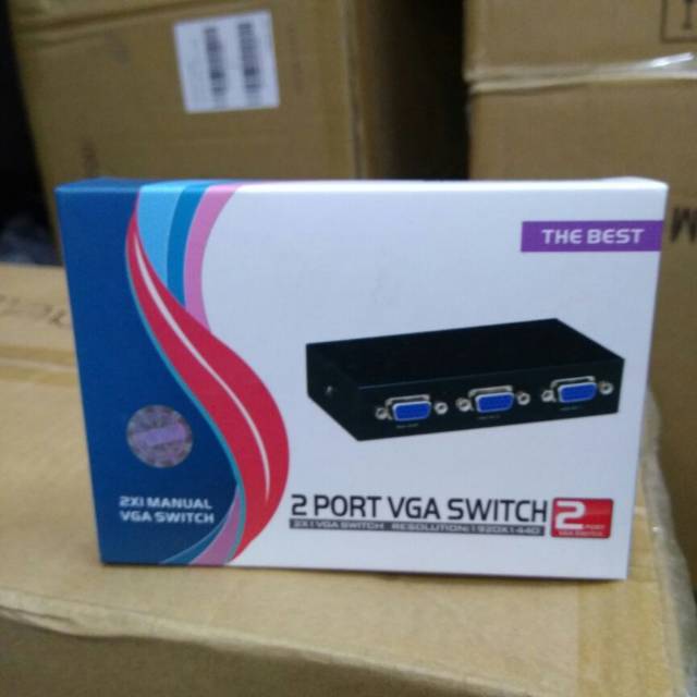 VGA Switch 2 Port/VGA Switcher 2 Port ( 2 in 1 out )