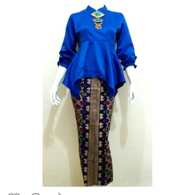 Pusat Grosir Setelan Batik Marlyn Allsize Biru gBLRW0fJEk1J