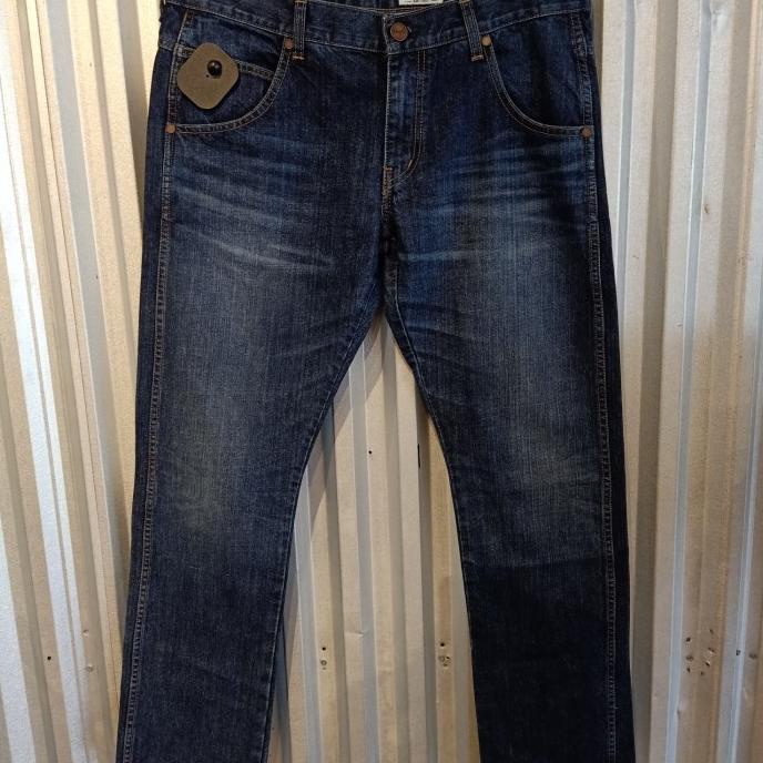 celana jeans blue demin wrangler spencer original