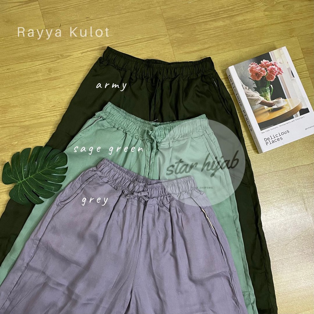 RAYYA CELANA KULOT RAYON PREMIUM