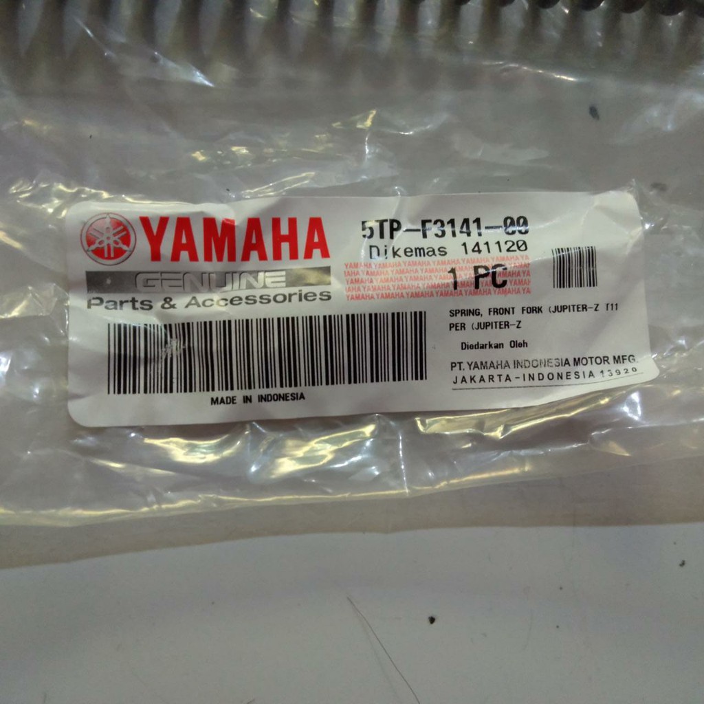 Pir Shock Depan Spring FR Fork Yamaha Jupiter Z 5TP F3141 00 HARGA PER BIJI