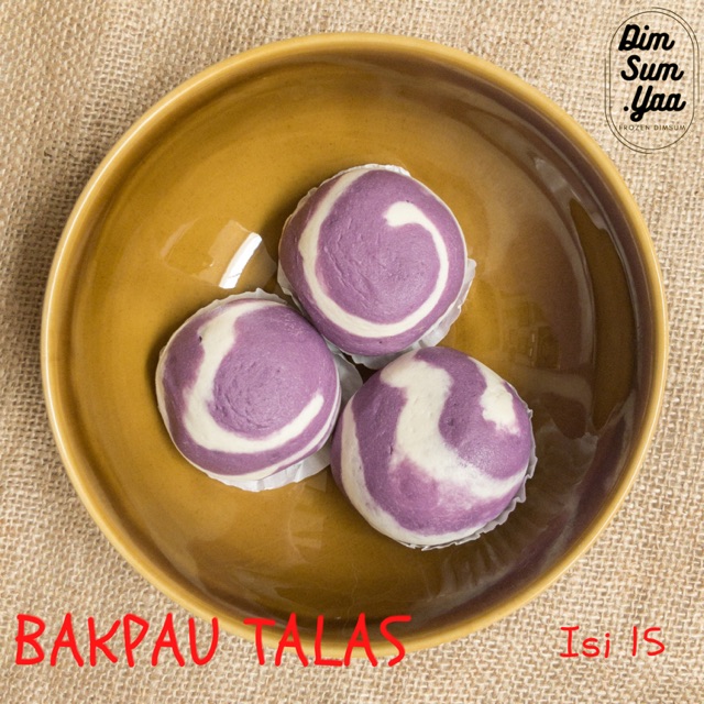 Jual Dimsum Bakpau Talas Frozen Halal Enak Pao Dim Sum Shopee Indonesia