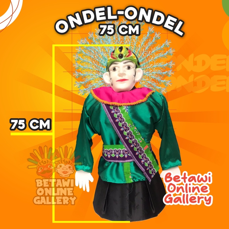 Ondel Ondel 75 Cm / Ondel Ondel Mainan Anak/ Ondel Ondel