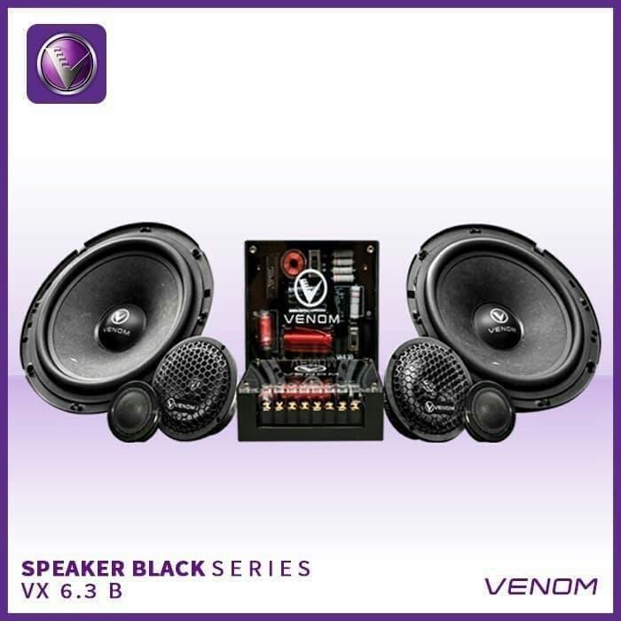 Speaker 3 Way Venom Black