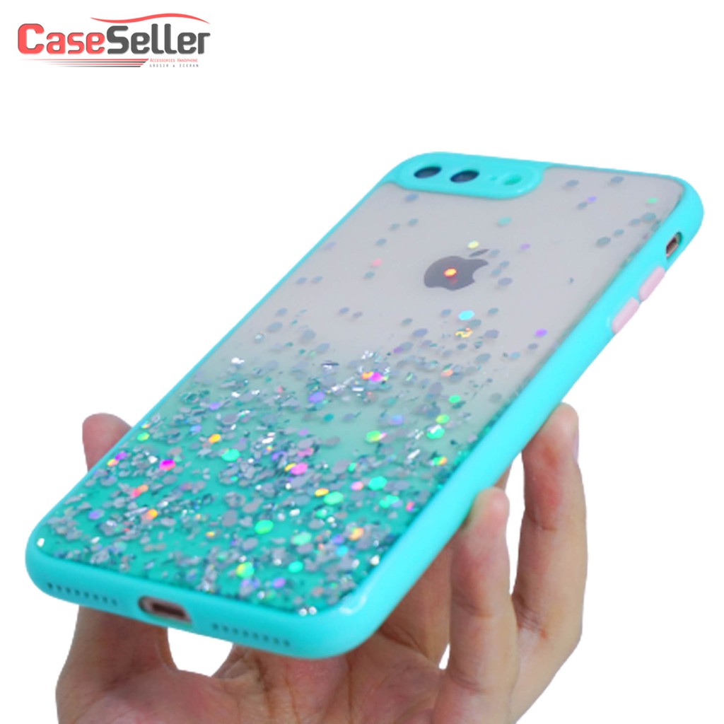 Samsung M51 Case Casing Soft Fuze Glitter Bumper Glitter Dove Candy Glitter