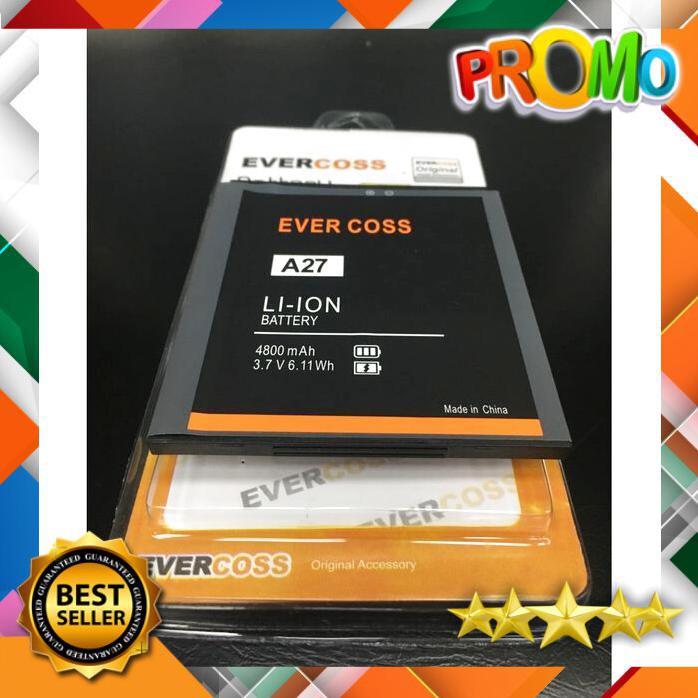 BATERAI EVERCOSS A27 4800MAH DOUBLE POWER EVERCOSS