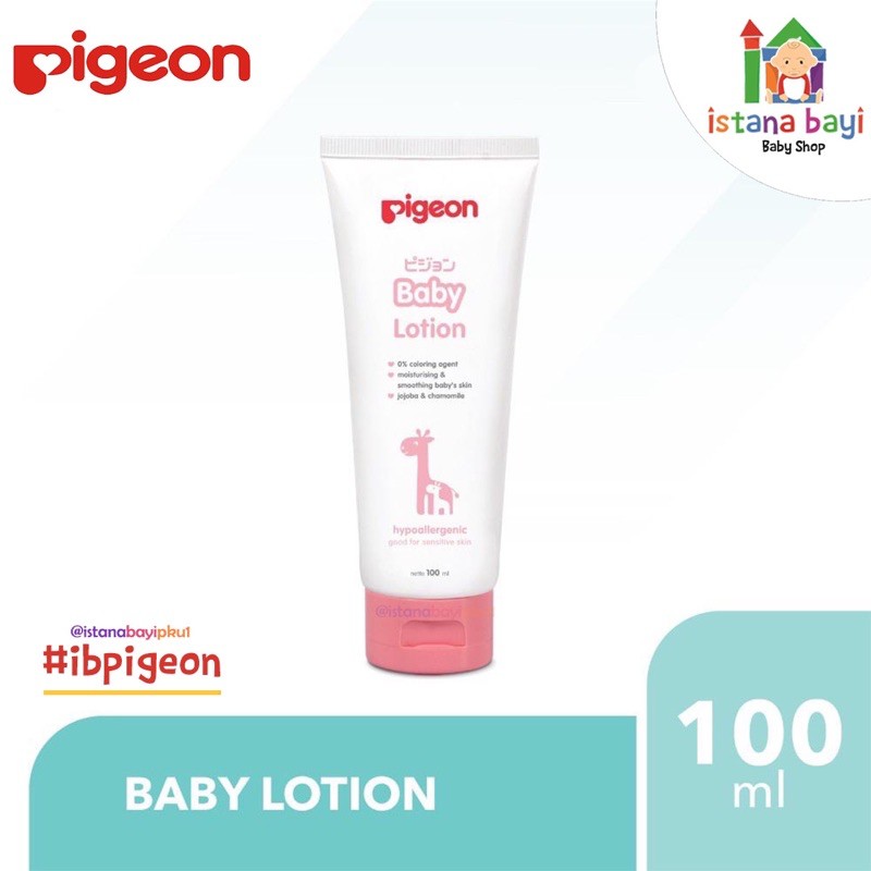 PIGEON Baby Lotion 100 ml  - Paraben Free / Lotion Bayi