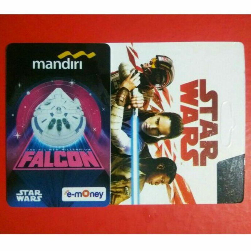 Mandiri eMONEY Star Wars - FALCON ORI /Like eTOLL Tapcash Flazz or Brizzi