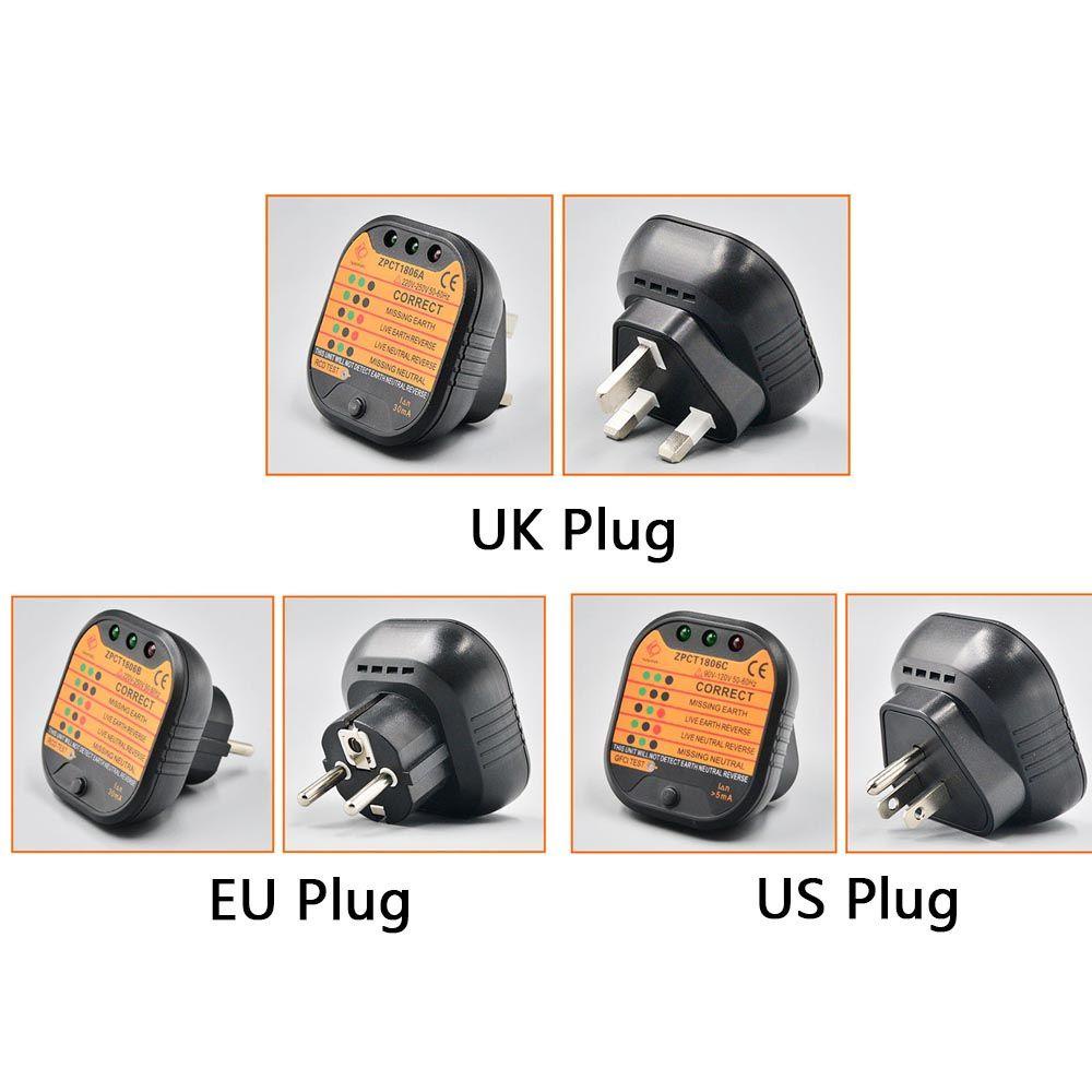 POPULAR Populer Induk Socket Tester Tahan Lama Tes Polaritas Malfungsi Listrik Cek Patahan