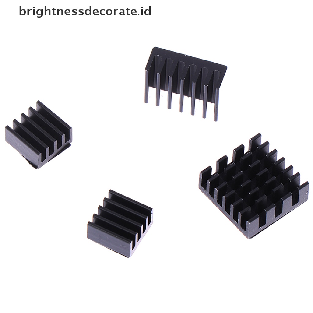 Radiator Pendingin Heatsink Usb Ram Lan Cpu Bahan Aluminum Untuk Raspberry Pi