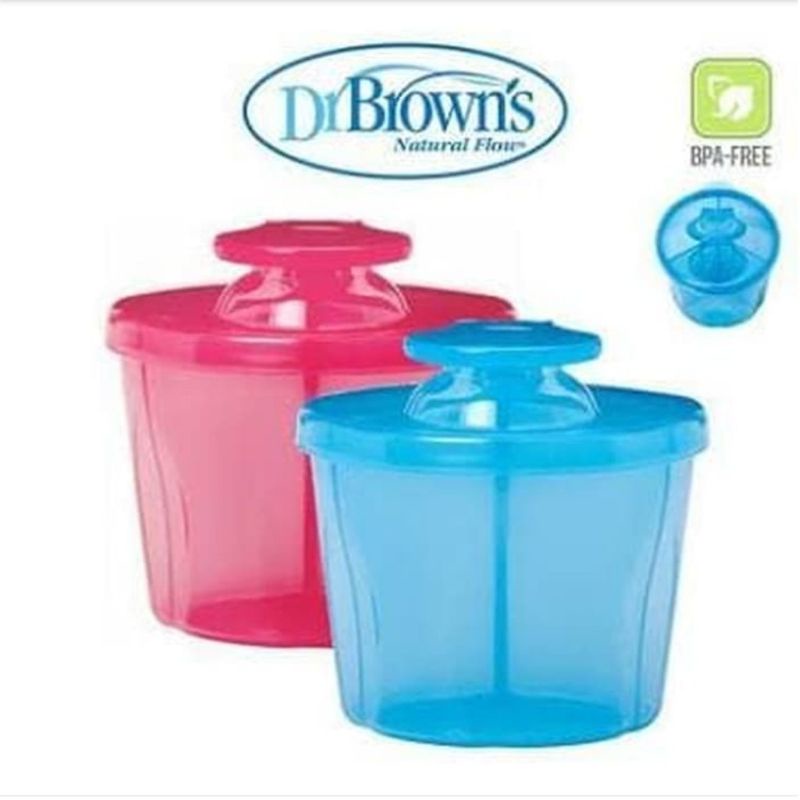 Dr Brown's Blue / Pink Milk Powder Dispenser AC038 / AC039 / kontainer susu bubuk