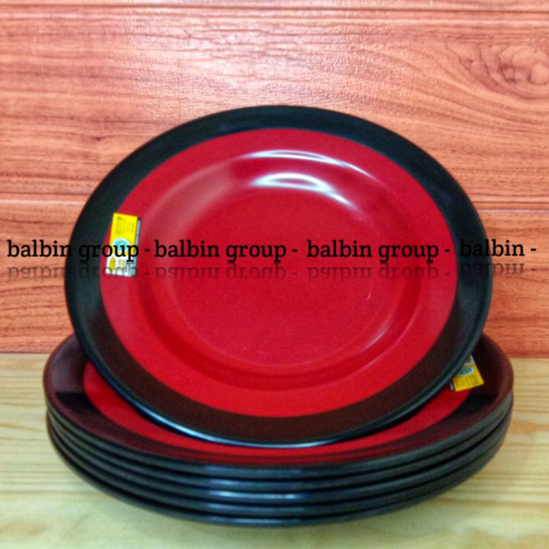 [ BALBIN ]-PIRING 9INC-PIRING MAKAN MELAMIN GOLDEN DRAGON-FOOD GTADE-