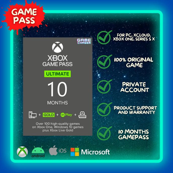 Jual Game Pass Ultimate 8 Bln Xbox One Series X|S PC Windows 10 Stock ...