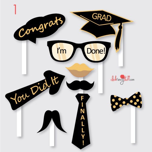 Photobooth Props Graduation Aksesoris Foto Wisuda