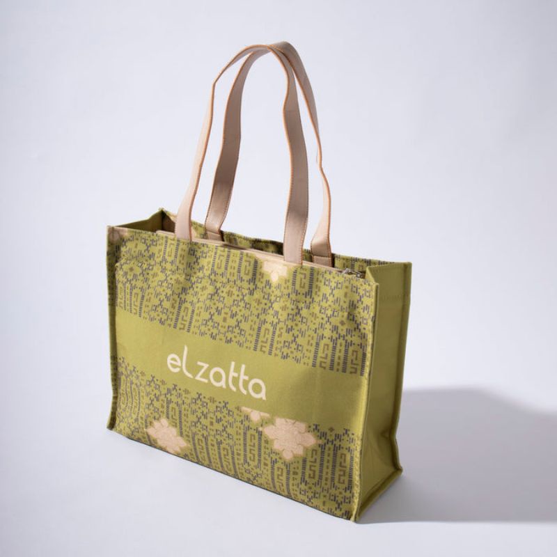 TAS WANITA TOTE BAG ALWANI TERBARU MOTIF ELZATTA