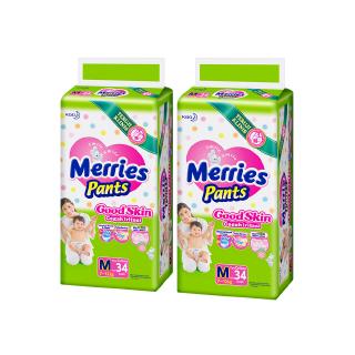 Merries Pants Good Skin M 34 Twinpack | Shopee Indonesia