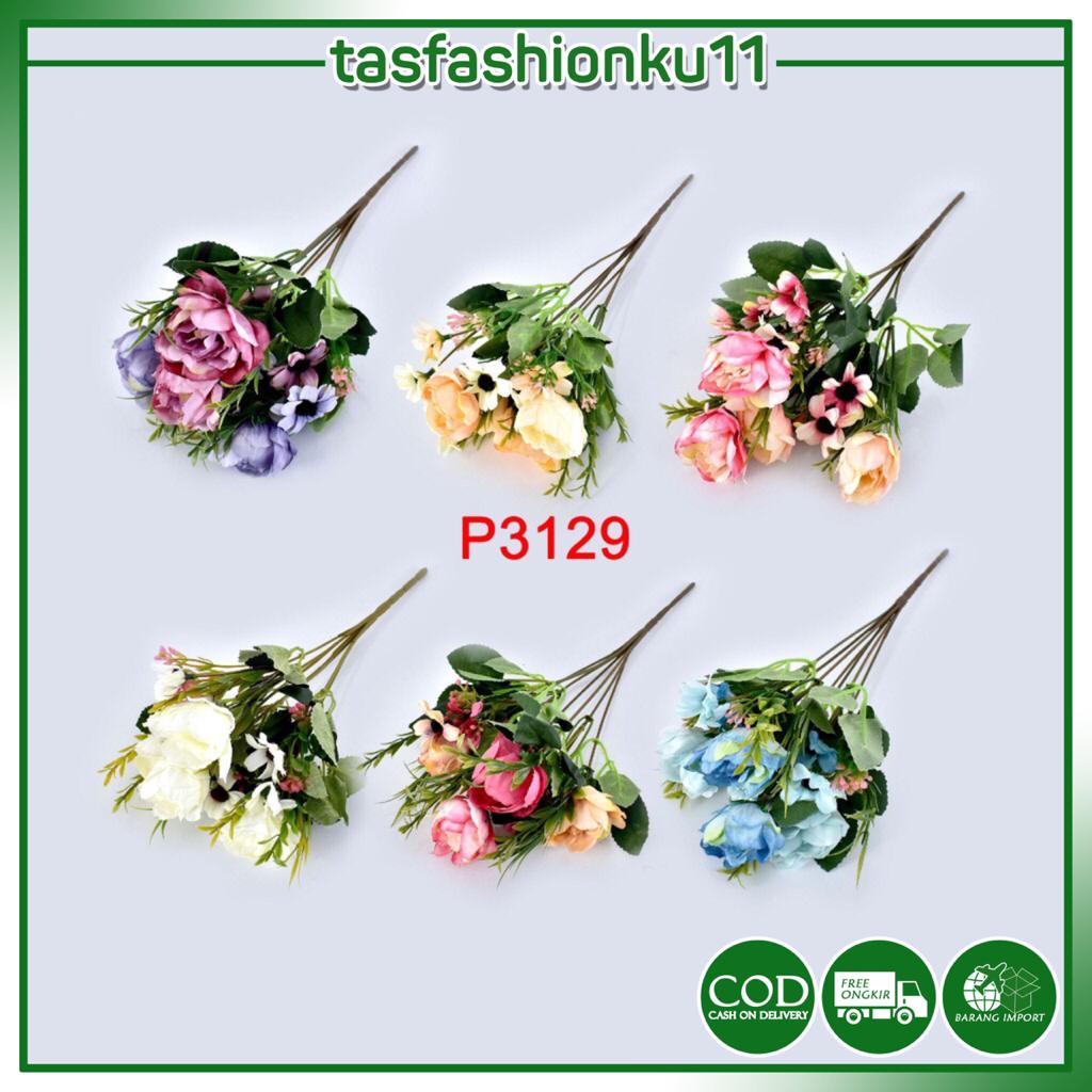 TF11 COD P3129 ( 1 KILO BISA MUAT 28 PCS ) BUNGA DEKORASI BUNGA HIAS BUNGA ARTIFISIAL BUNGA PALSU