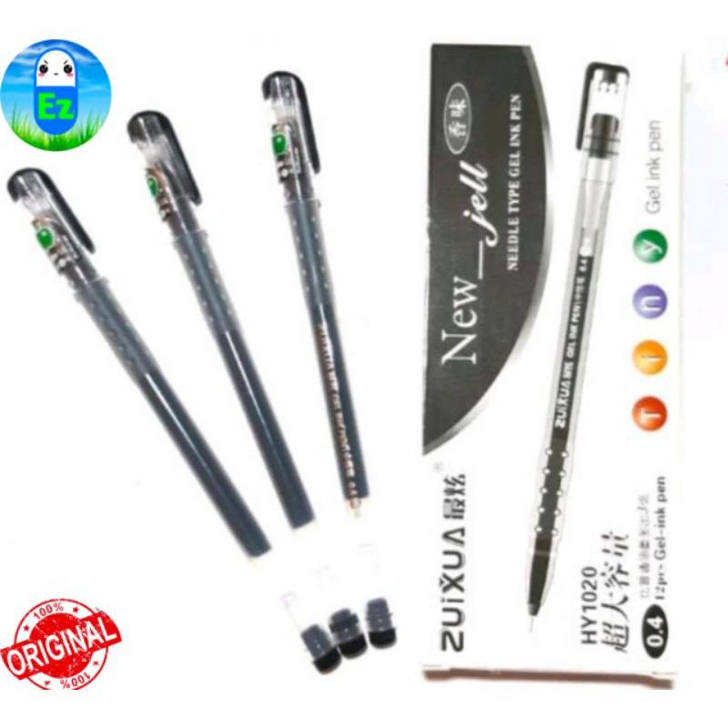 Jual Bolpoin NEW JELL APPLE ZUIXUA GEL INK PEN VANART 0.4 MM Shopee