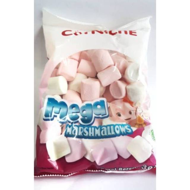 Corniche Marshmallow -MEGA ASSORTED 300gr (permen kapas)