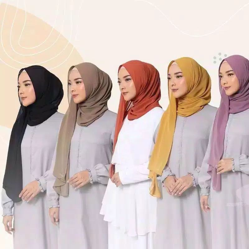 Pashmina Elzatta Selvia Anindita bahan ceruty