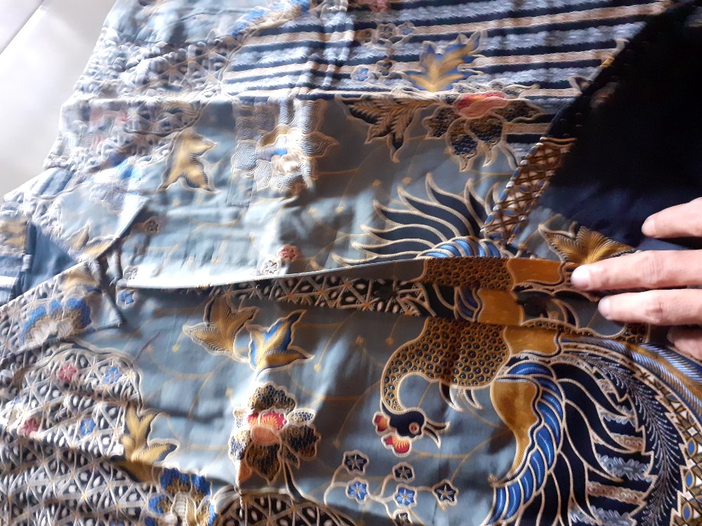 Batik Pria Lengan Panjang Modern Kemeja Batik Pria Lengan Panjang