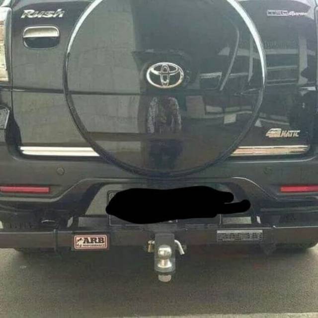 Towing bar besi bumper belakang ARB rush terios lama