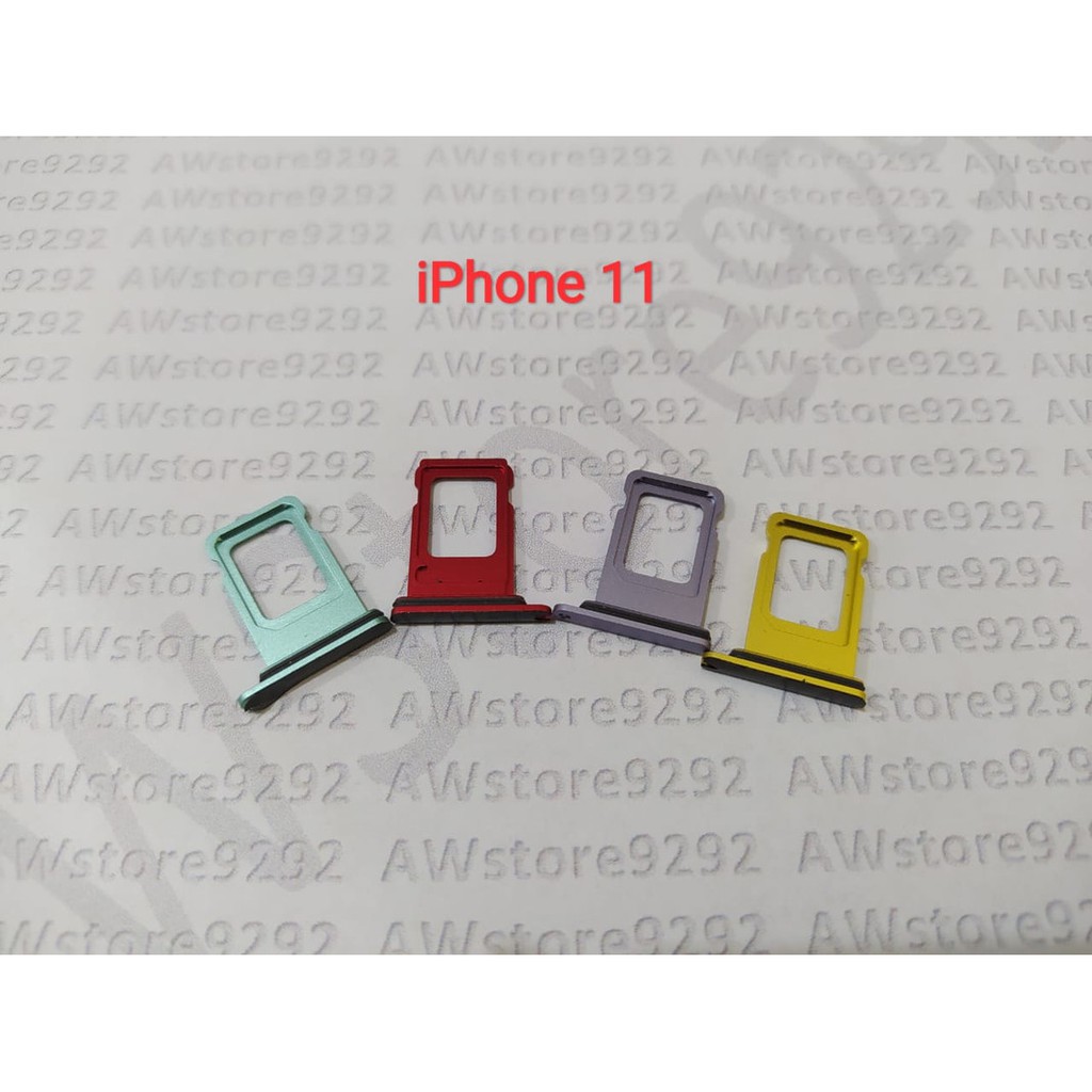 Slot Tempat Dudukan Kartu Simcard Lock Sim card Simtray Sim Tray iphoNE 11 / IP 11 / IP11