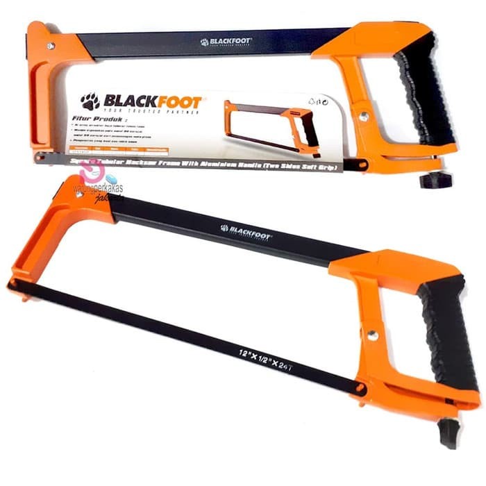 Produk Blackfoot Gergaji Besi Gagang Aluminium 2 Sisi