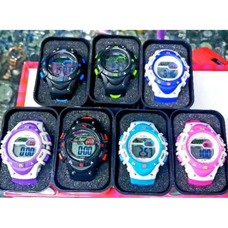 (Grosir)Jam Tangan Anak&quot; Lasika W-F82 Water Resisst Strap Rubber(Terima Cod)