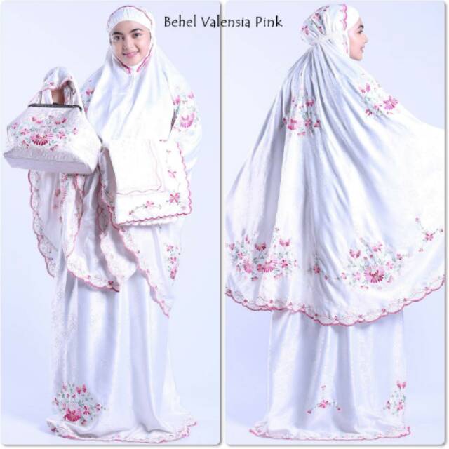 MUKENA DEWASA VALENSIA PINK
