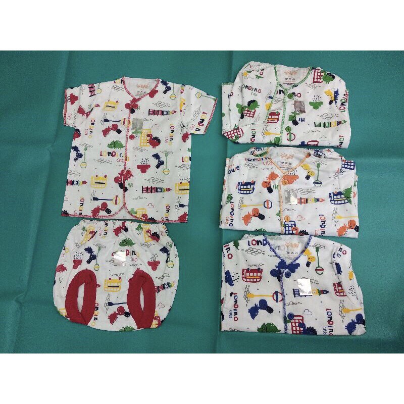 Pakaian Baju Bayi NewBorn Fully / Celana Panjang/Celana Kodok/Pendek,Atasan Panjang, Pendek, Buntung