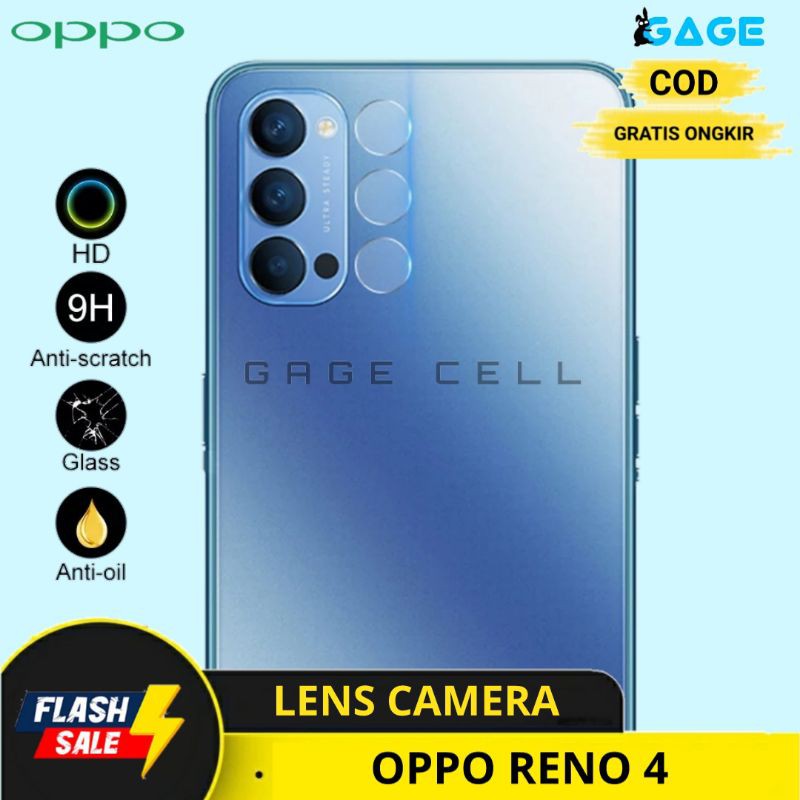 COD✅ Tempered Glass Camera Tg Antigores Kamera OPPO Reno 4 Reno4 Pelindung Kaca Kamera Belakang