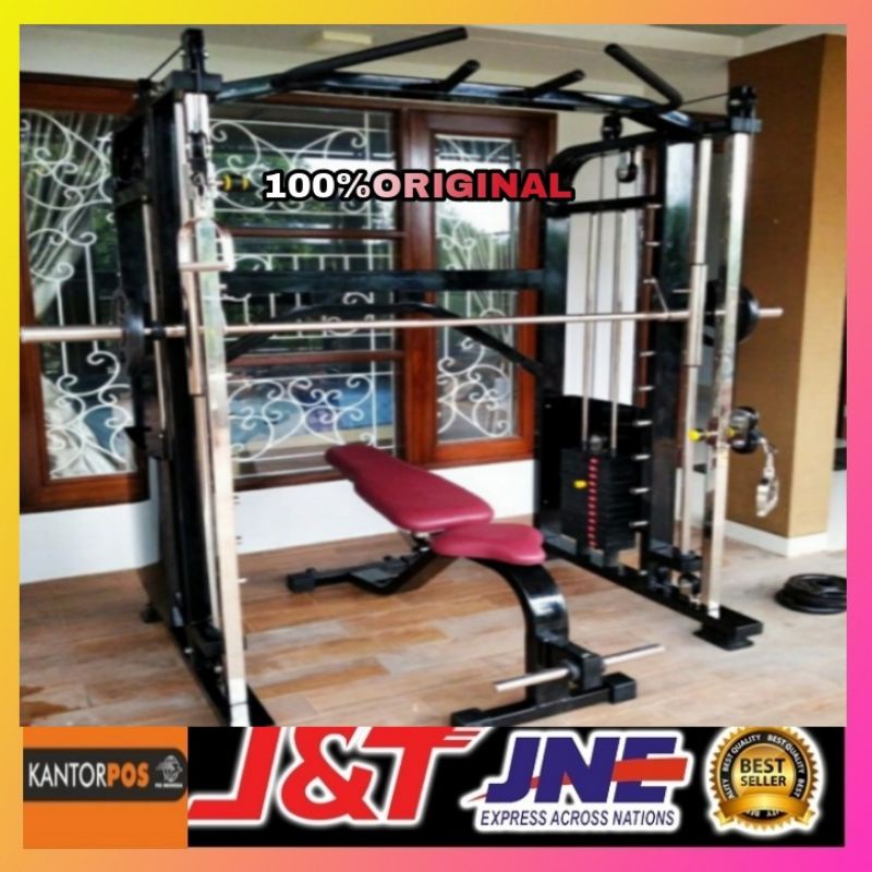 smith machine cable crossover(original)smith machine-fitnes-gym