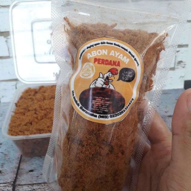 

ABON AYAM PERDANA/ KEMASAN POUCH/ ABON PERDANA