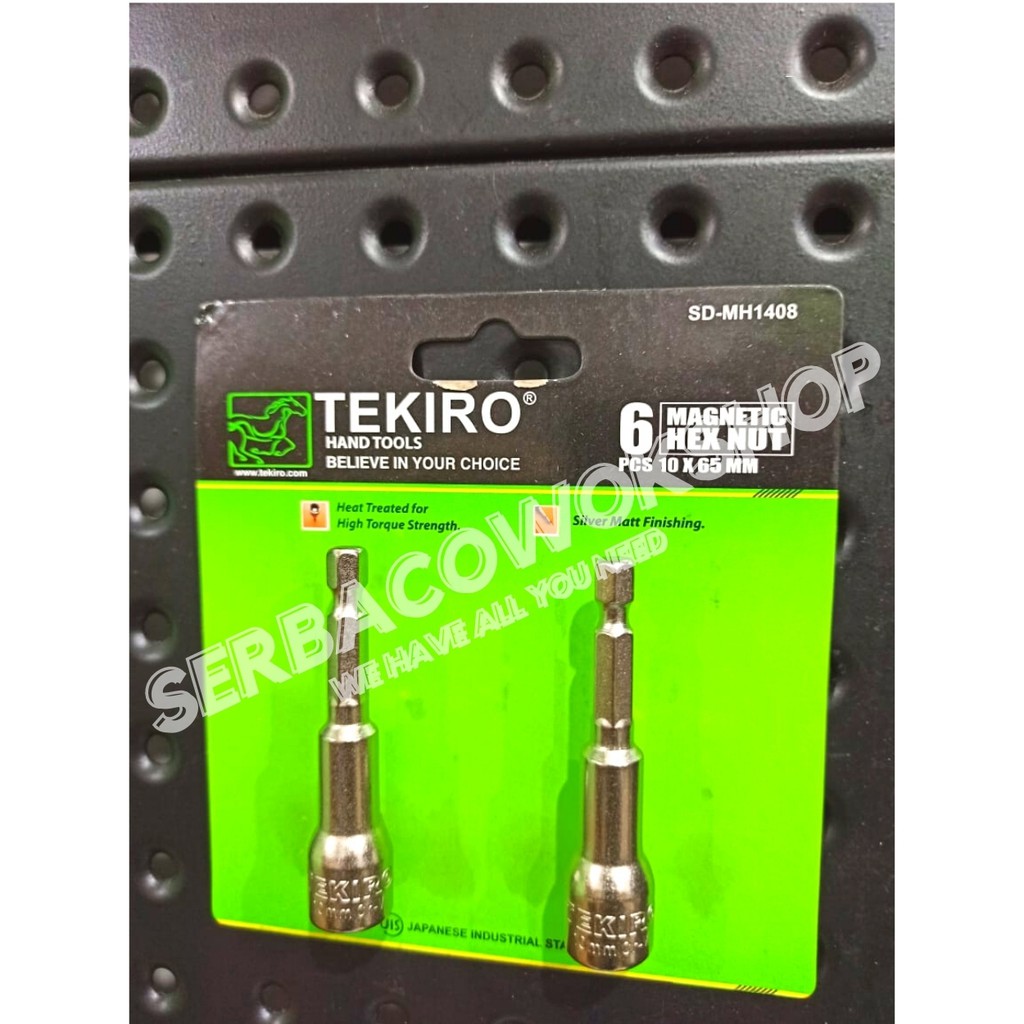 Tekiro Obeng Sock Roofing 10 x 65 mm Mata Bor Sock Baja Ringan SATUAN Termurah Berkualitas
