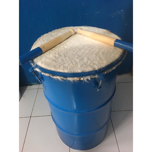 Bedug kulit kambing termurah ukuran drum sedang
