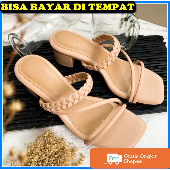Cod Sendal Heels Ibu2 Sandal Haihils Ibu Ibu Kondangan Haihil Hea AG730 Sepatu Sandal Hak Tahu Can