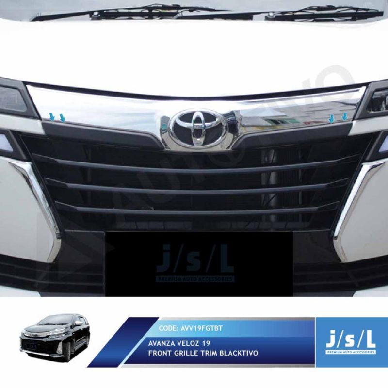 Lis Grill Avanza / Xenia / Veloz 2019 Front Grille Trim Blacktivo