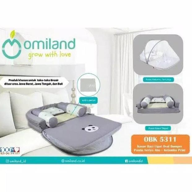 Omiland kasur bumper panda OBK5311