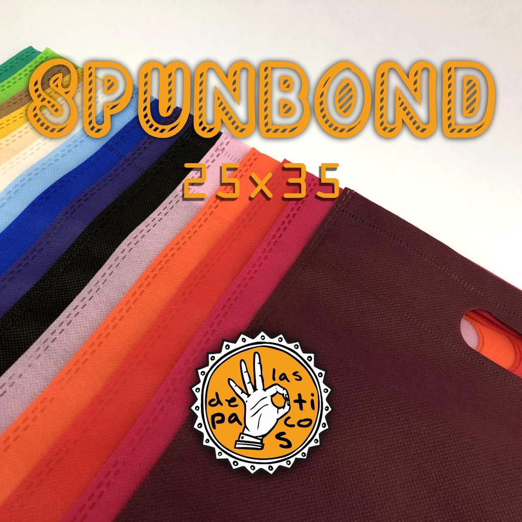 

GOODIE BAG TAS KAIN SPUNBOND MODEL OVAL UKURAN 25X35 CM POLOS TEBAL