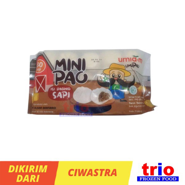 Umiami Minipao Rasa Sapi isi 30pcs 480gr